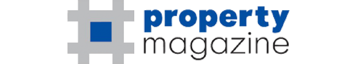 Logo des 'Property Magazine', welches die herausragende Arbeit von QUIN Investment als renommierter Gewerbemakler in Berlin-Wedding würdigt.