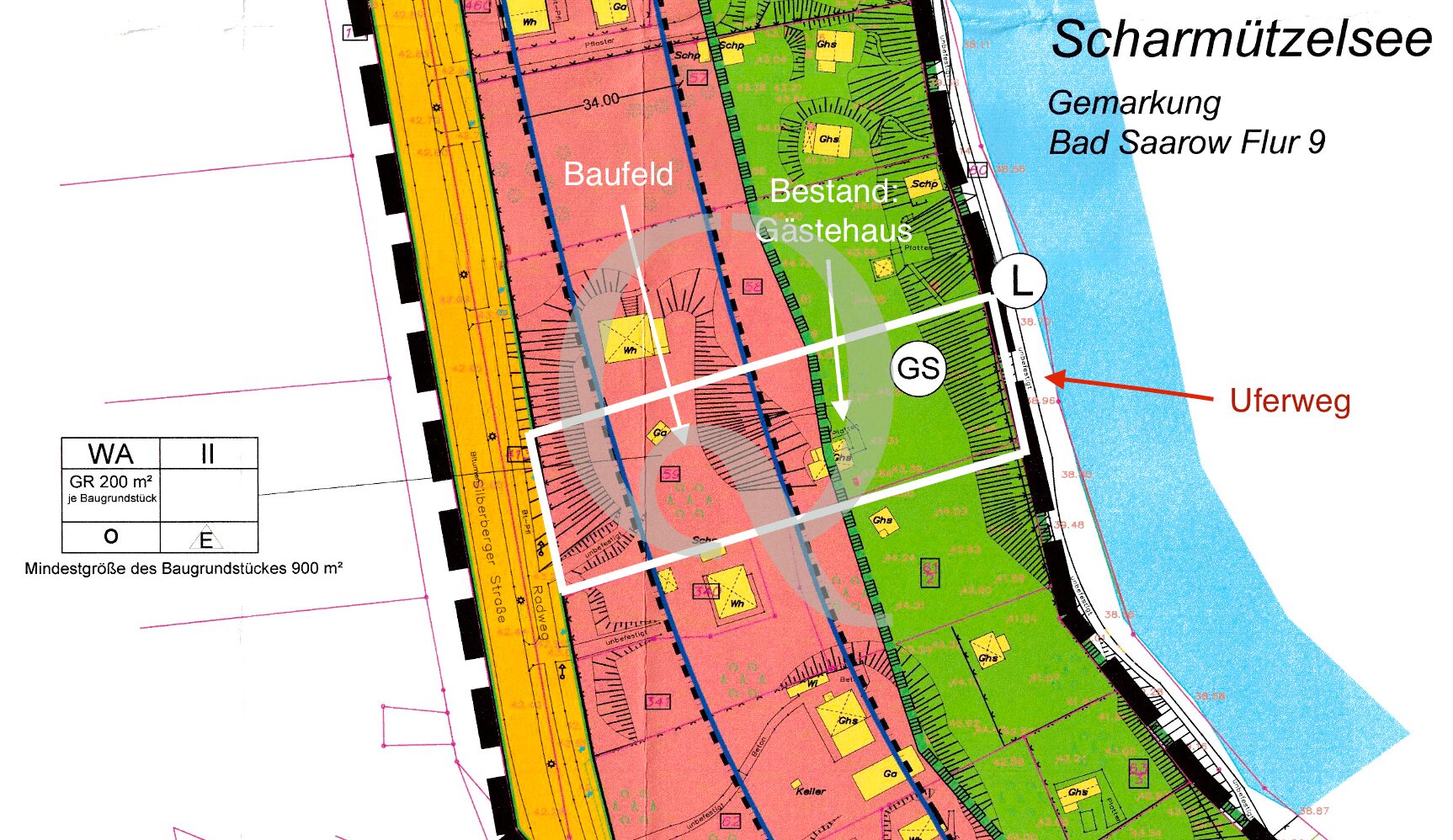 Auszug Bebauungsplan